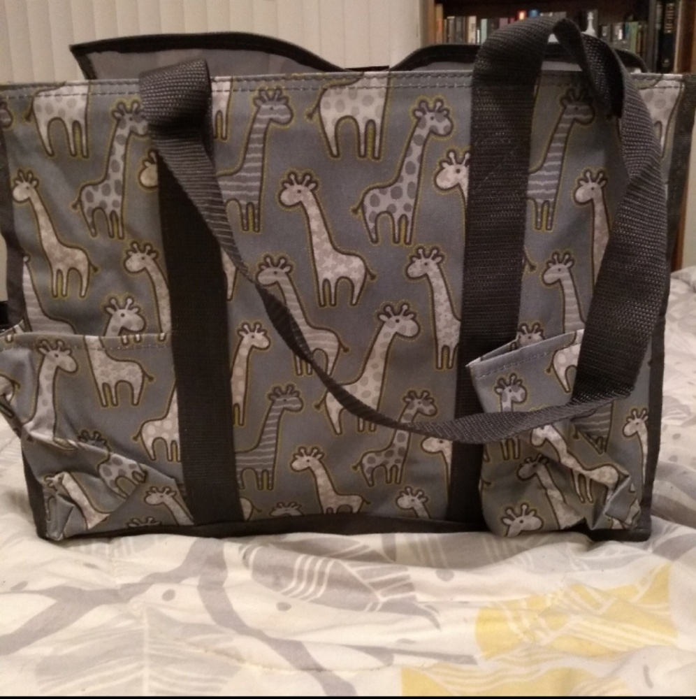 Zip Top Organizing Utility Tote